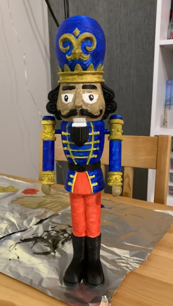 Dziadek do orzechów do malowania